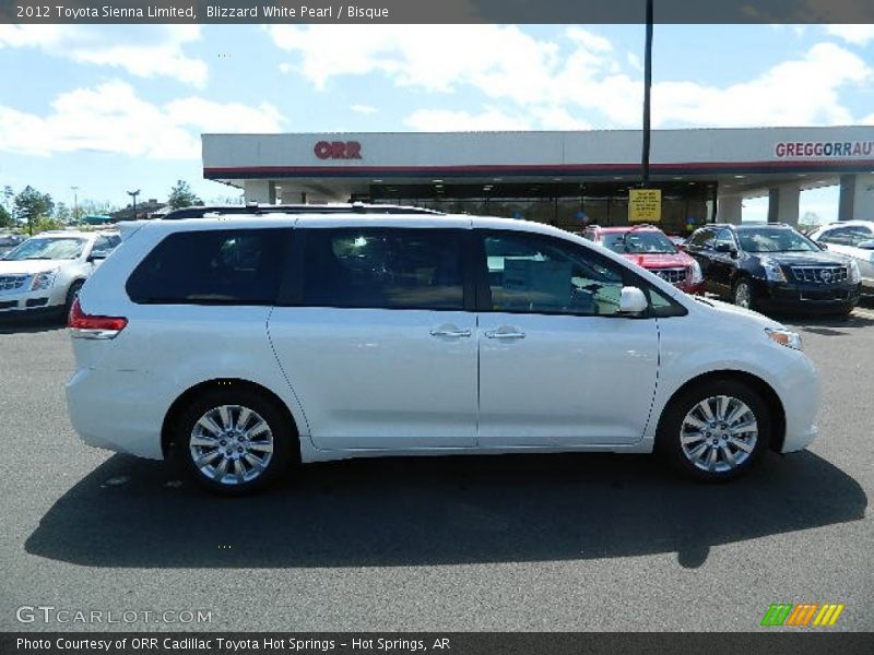 Blizzard White Pearl / Bisque 2012 Toyota Sienna Limited