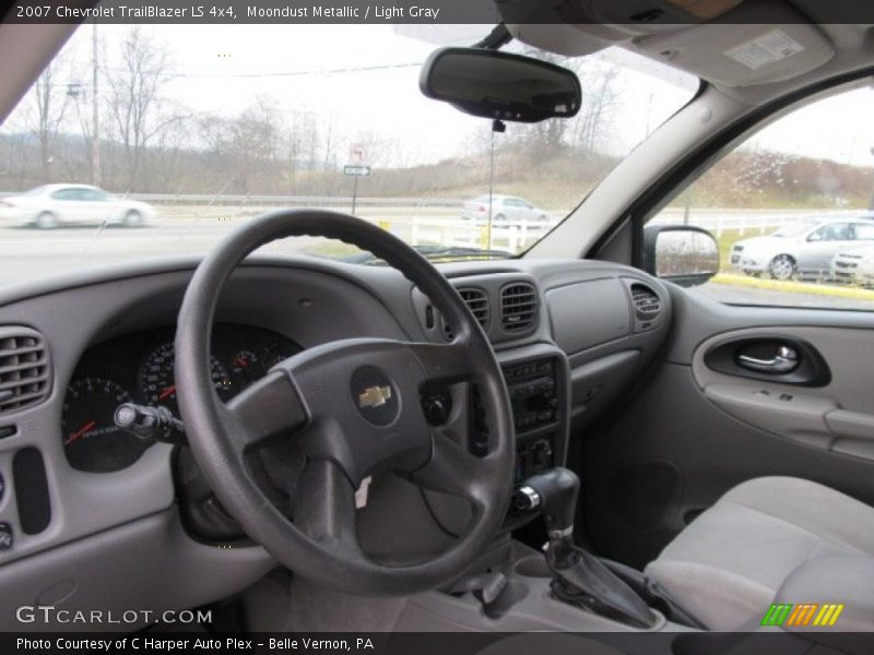 Moondust Metallic / Light Gray 2007 Chevrolet TrailBlazer LS 4x4
