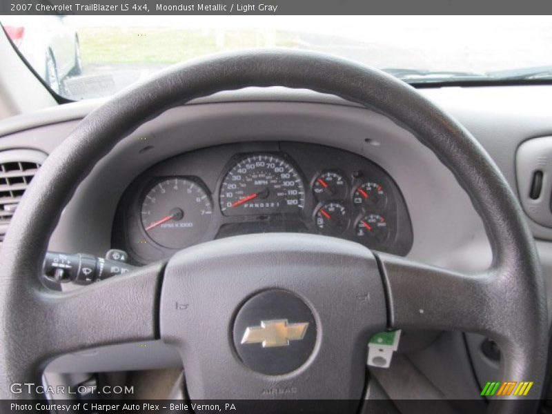 Moondust Metallic / Light Gray 2007 Chevrolet TrailBlazer LS 4x4