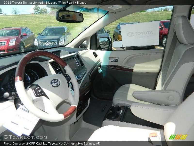 Blizzard White Pearl / Bisque 2012 Toyota Sienna Limited