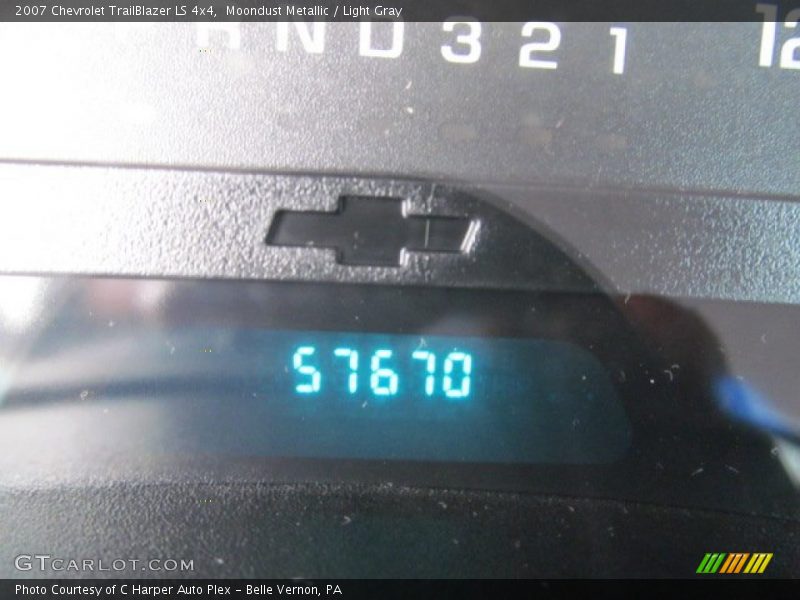 Moondust Metallic / Light Gray 2007 Chevrolet TrailBlazer LS 4x4