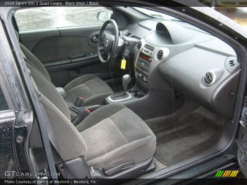 Black Onyx / Black 2006 Saturn ION 3 Quad Coupe