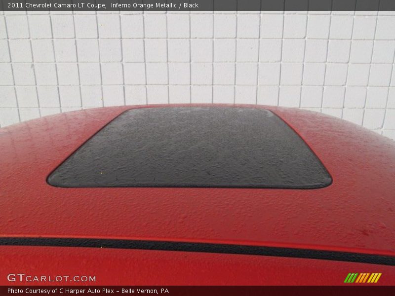 Inferno Orange Metallic / Black 2011 Chevrolet Camaro LT Coupe
