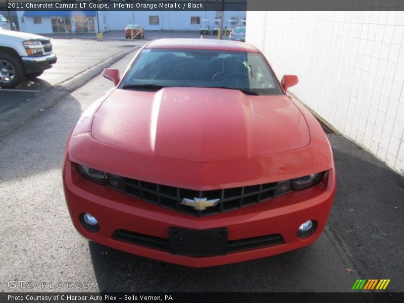 Inferno Orange Metallic / Black 2011 Chevrolet Camaro LT Coupe