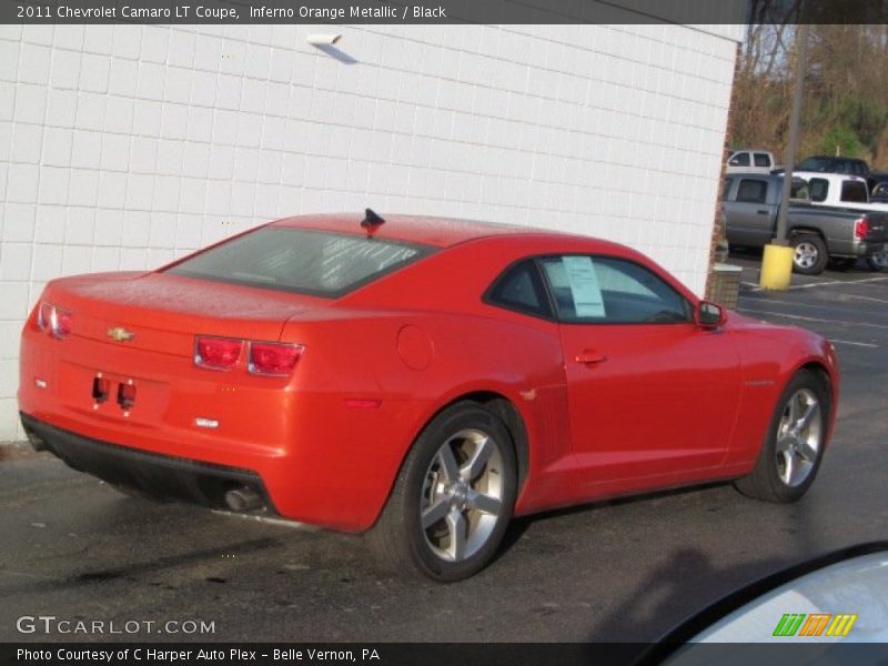 Inferno Orange Metallic / Black 2011 Chevrolet Camaro LT Coupe
