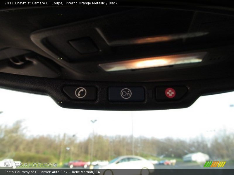 Inferno Orange Metallic / Black 2011 Chevrolet Camaro LT Coupe