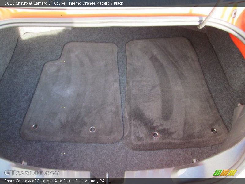 Inferno Orange Metallic / Black 2011 Chevrolet Camaro LT Coupe