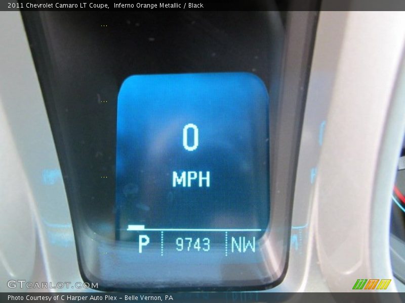 Inferno Orange Metallic / Black 2011 Chevrolet Camaro LT Coupe