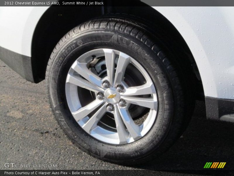 Summit White / Jet Black 2012 Chevrolet Equinox LS AWD
