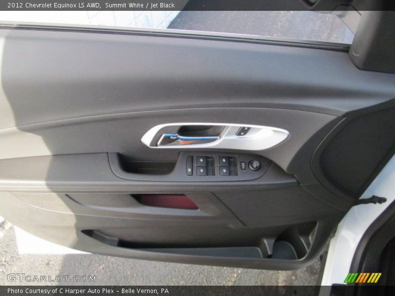 Summit White / Jet Black 2012 Chevrolet Equinox LS AWD