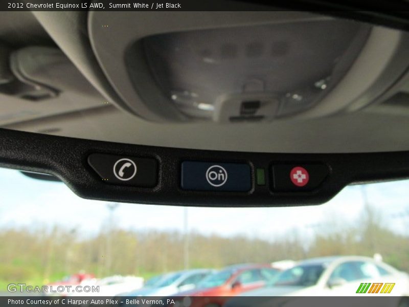 Summit White / Jet Black 2012 Chevrolet Equinox LS AWD