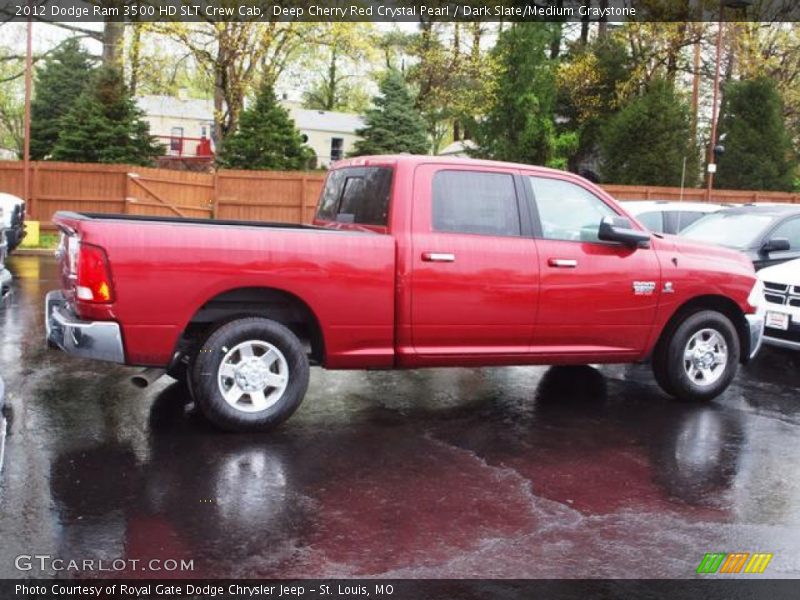 Deep Cherry Red Crystal Pearl / Dark Slate/Medium Graystone 2012 Dodge Ram 3500 HD SLT Crew Cab