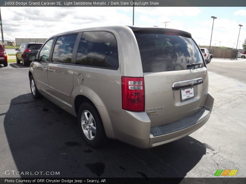 Light Sandstone Metallic / Dark Slate Gray/Light Shale 2009 Dodge Grand Caravan SE