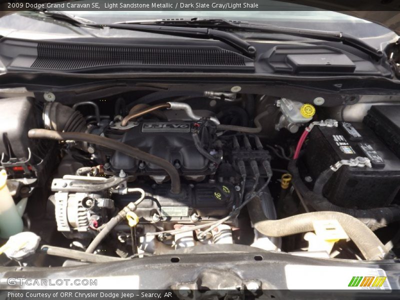 Light Sandstone Metallic / Dark Slate Gray/Light Shale 2009 Dodge Grand Caravan SE