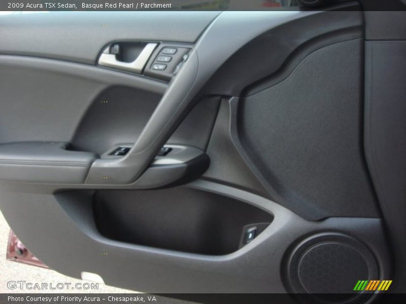 Basque Red Pearl / Parchment 2009 Acura TSX Sedan