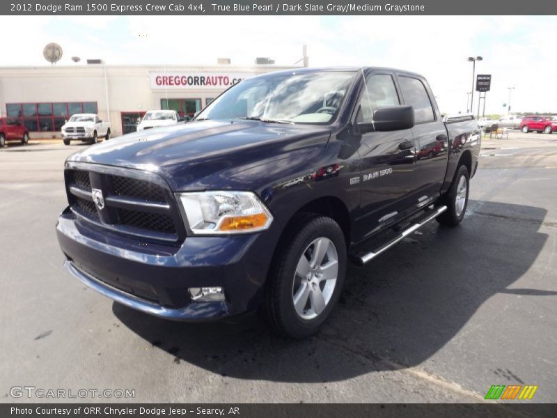 True Blue Pearl / Dark Slate Gray/Medium Graystone 2012 Dodge Ram 1500 Express Crew Cab 4x4