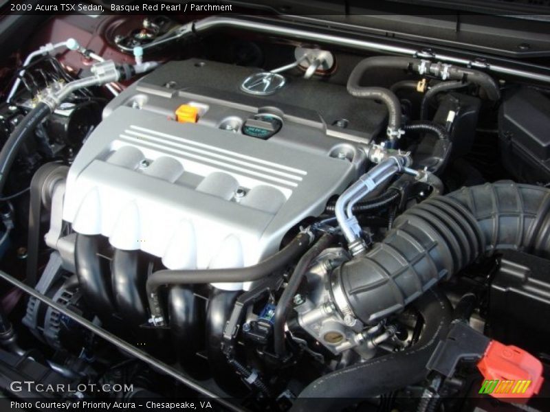 Basque Red Pearl / Parchment 2009 Acura TSX Sedan
