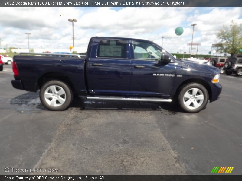  2012 Ram 1500 Express Crew Cab 4x4 True Blue Pearl