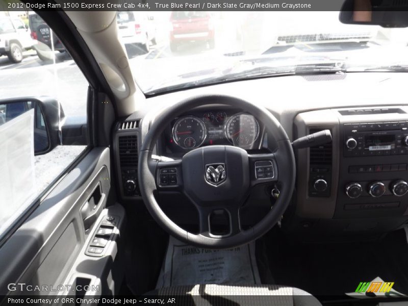 True Blue Pearl / Dark Slate Gray/Medium Graystone 2012 Dodge Ram 1500 Express Crew Cab 4x4