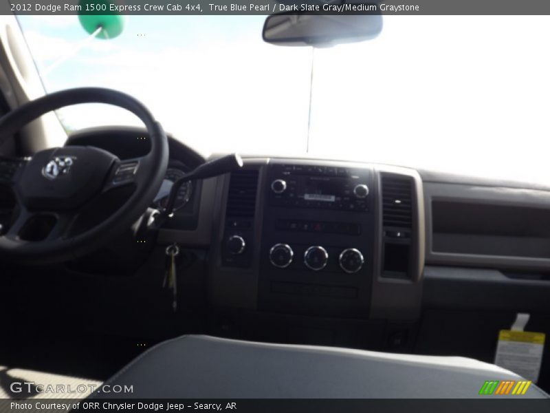 True Blue Pearl / Dark Slate Gray/Medium Graystone 2012 Dodge Ram 1500 Express Crew Cab 4x4