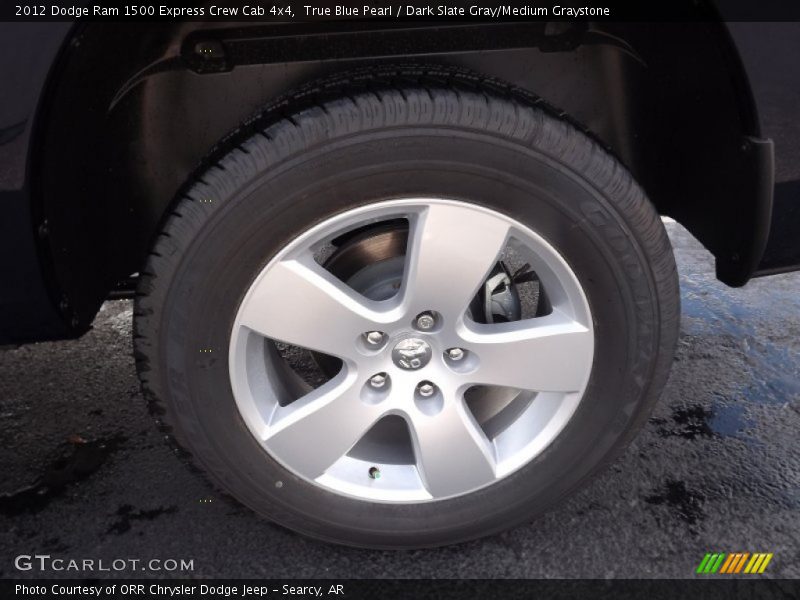True Blue Pearl / Dark Slate Gray/Medium Graystone 2012 Dodge Ram 1500 Express Crew Cab 4x4