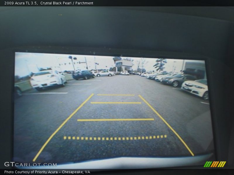 Crystal Black Pearl / Parchment 2009 Acura TL 3.5