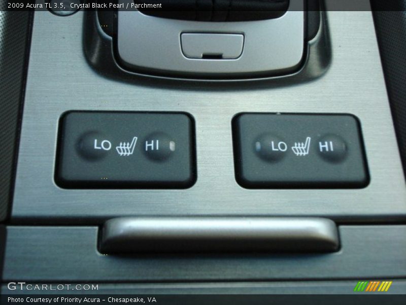 Crystal Black Pearl / Parchment 2009 Acura TL 3.5