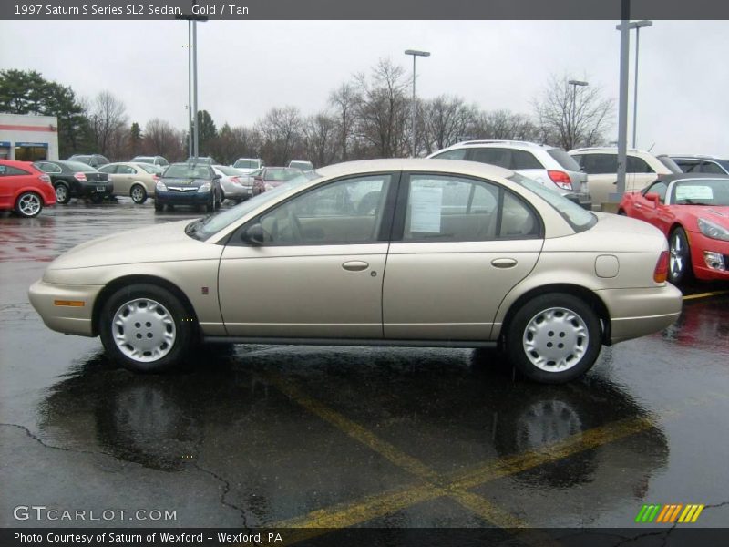 Gold / Tan 1997 Saturn S Series SL2 Sedan