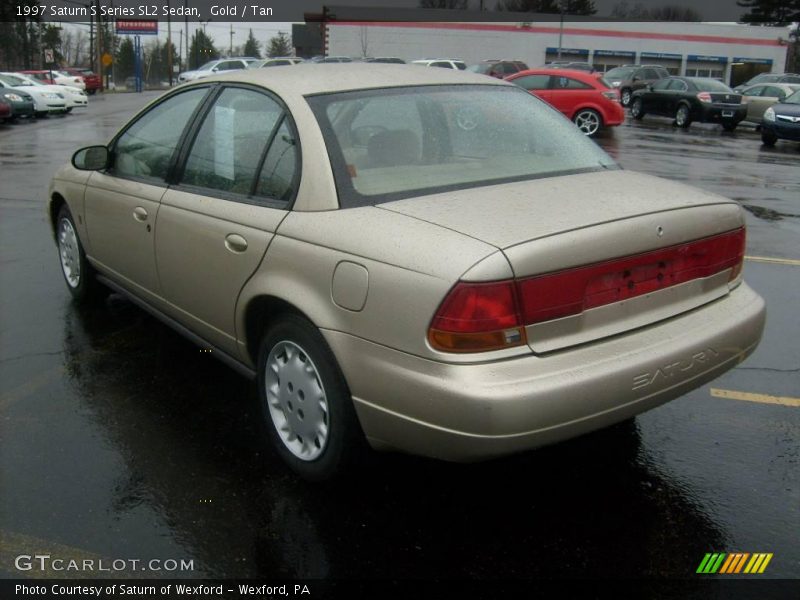 Gold / Tan 1997 Saturn S Series SL2 Sedan