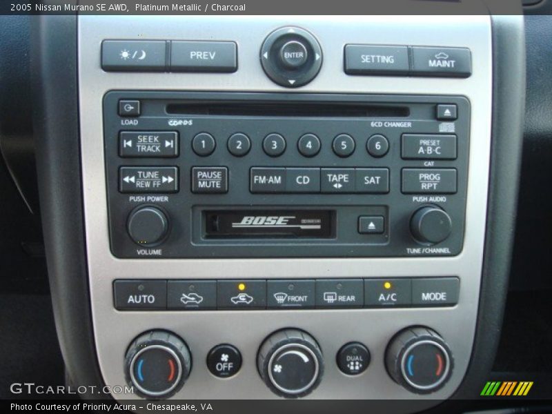Platinum Metallic / Charcoal 2005 Nissan Murano SE AWD