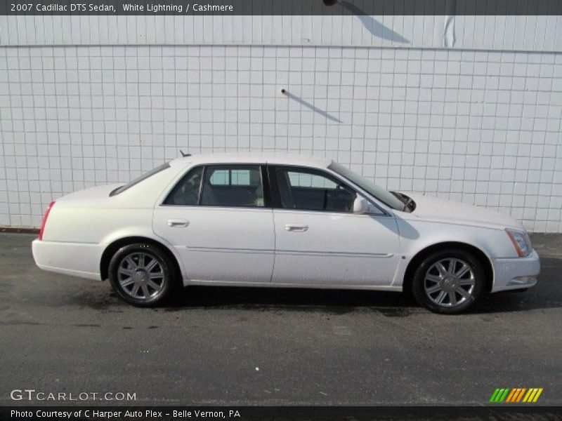 White Lightning / Cashmere 2007 Cadillac DTS Sedan