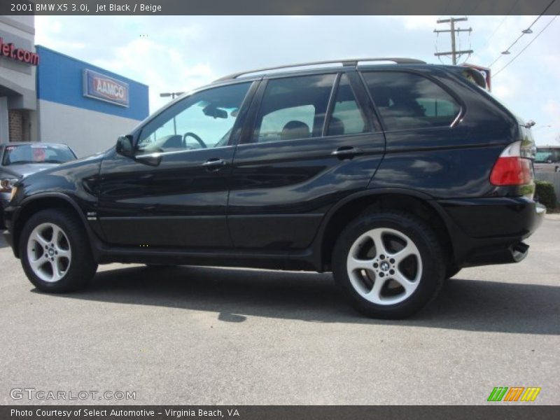 Jet Black / Beige 2001 BMW X5 3.0i