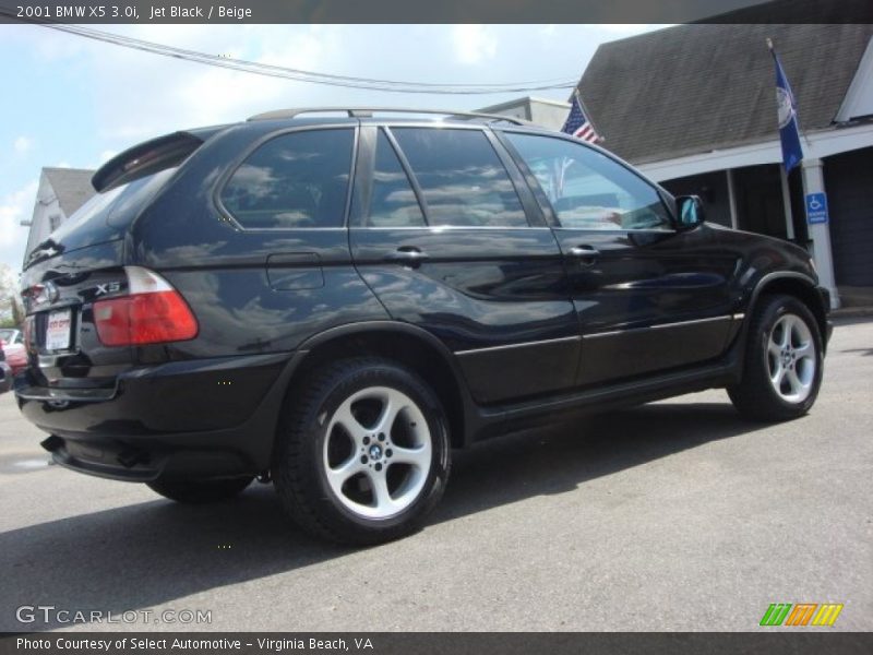 Jet Black / Beige 2001 BMW X5 3.0i