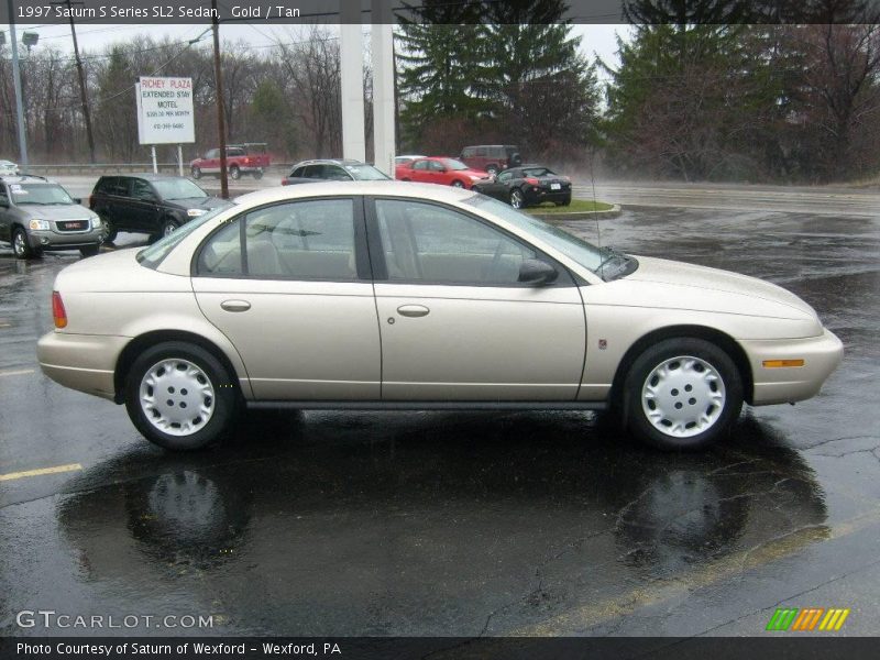Gold / Tan 1997 Saturn S Series SL2 Sedan