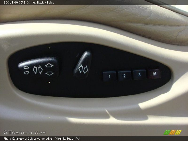 Jet Black / Beige 2001 BMW X5 3.0i