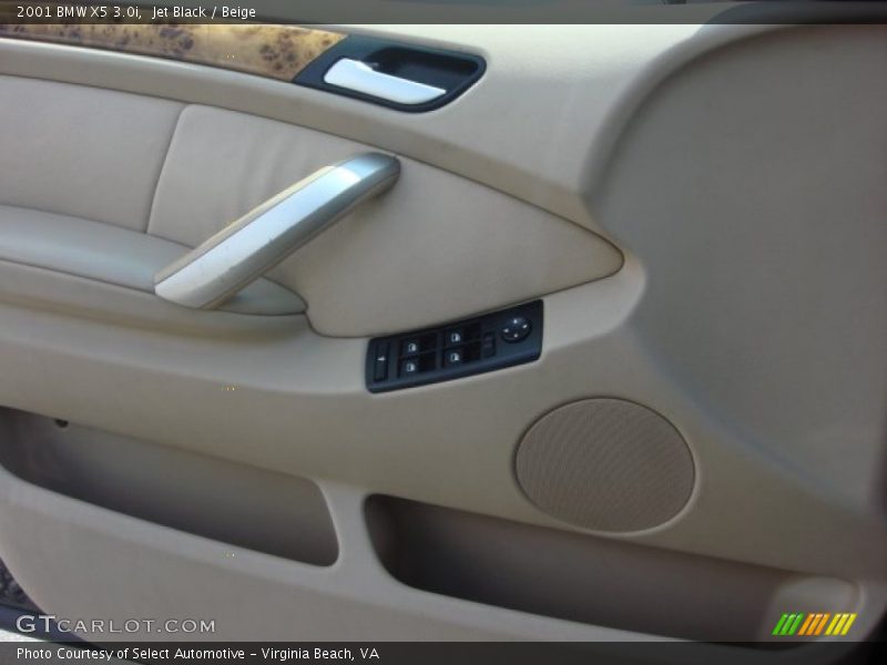 Jet Black / Beige 2001 BMW X5 3.0i