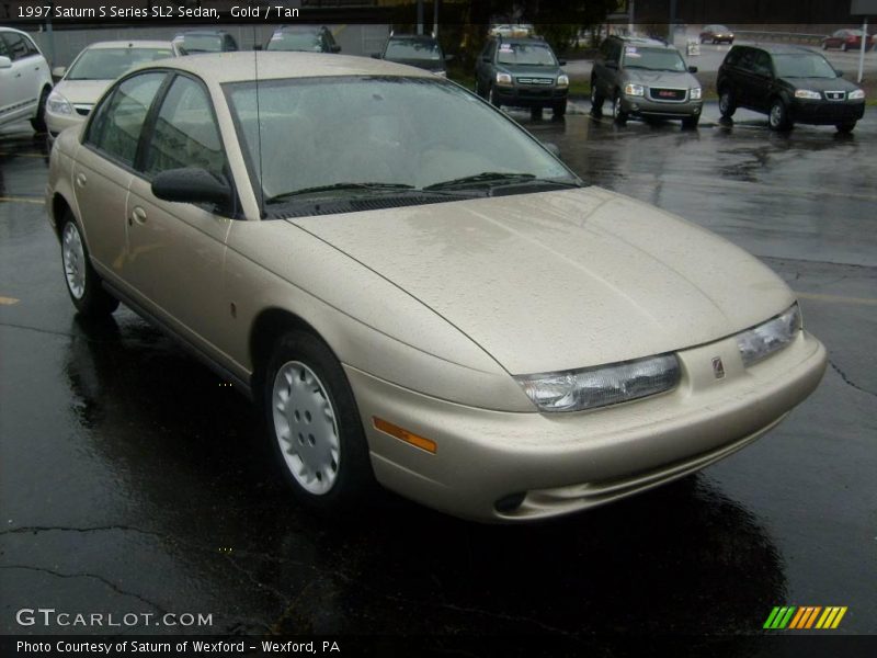 Gold / Tan 1997 Saturn S Series SL2 Sedan