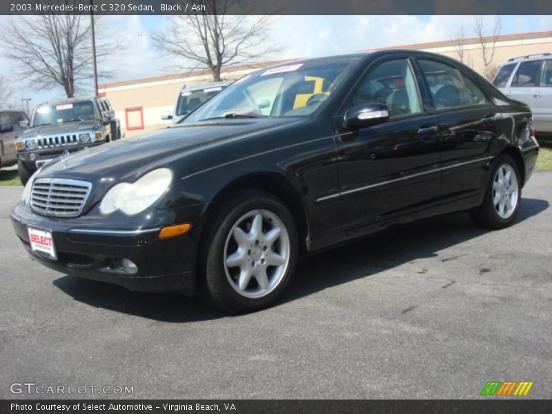 Black / Ash 2003 Mercedes-Benz C 320 Sedan