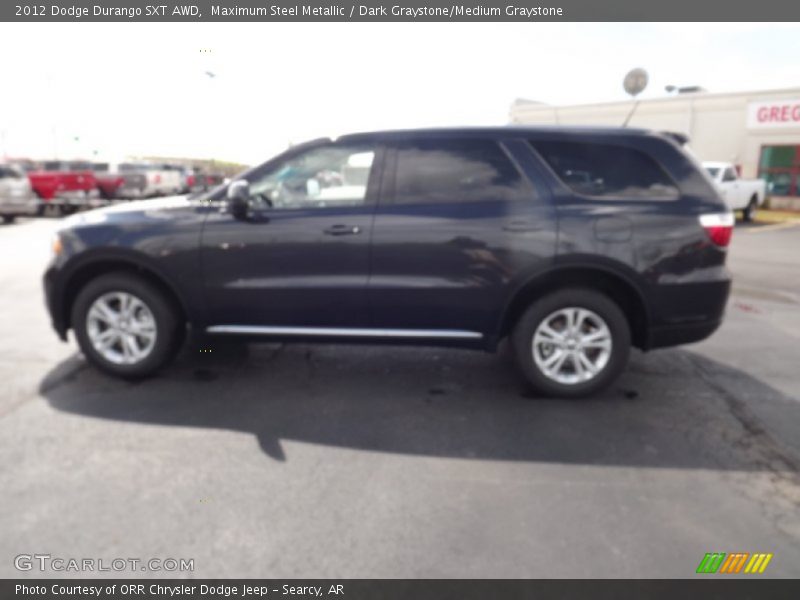 Maximum Steel Metallic / Dark Graystone/Medium Graystone 2012 Dodge Durango SXT AWD