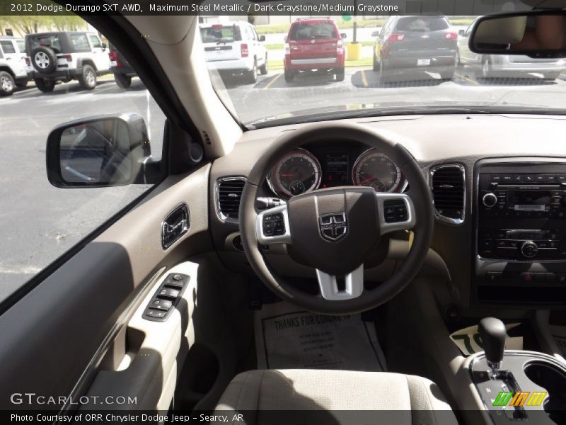 Maximum Steel Metallic / Dark Graystone/Medium Graystone 2012 Dodge Durango SXT AWD