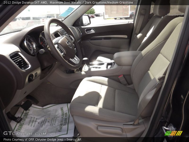 Maximum Steel Metallic / Dark Graystone/Medium Graystone 2012 Dodge Durango SXT AWD