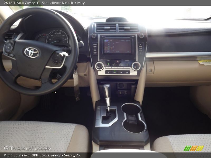 Sandy Beach Metallic / Ivory 2012 Toyota Camry LE