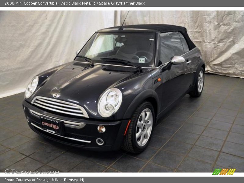 Astro Black Metallic / Space Gray/Panther Black 2008 Mini Cooper Convertible