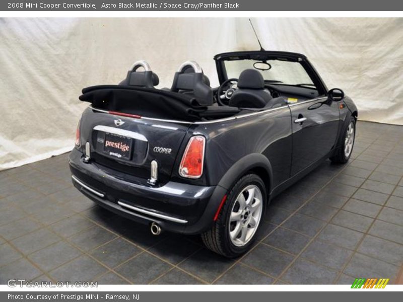 Astro Black Metallic / Space Gray/Panther Black 2008 Mini Cooper Convertible
