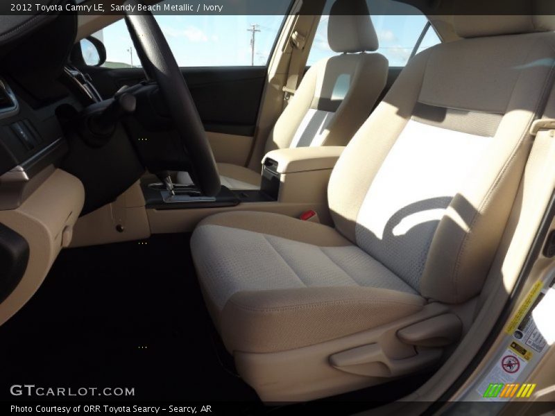 Sandy Beach Metallic / Ivory 2012 Toyota Camry LE