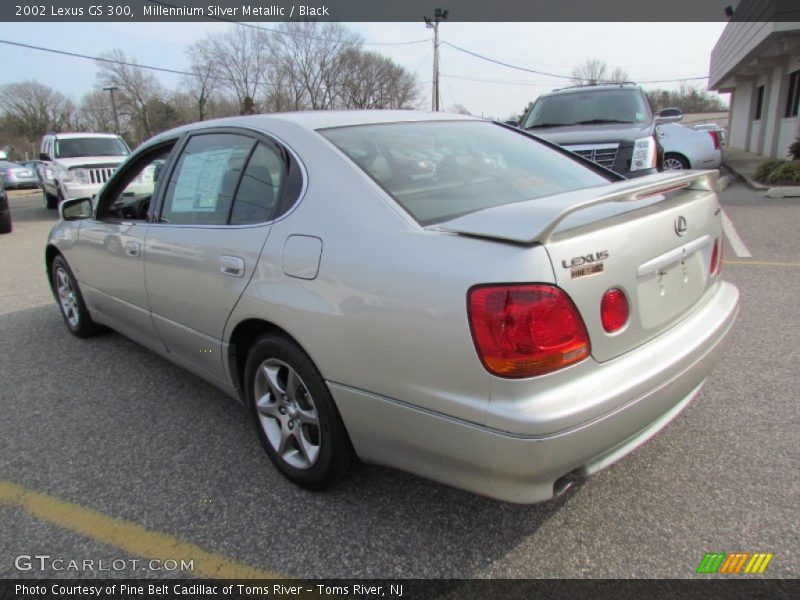 Millennium Silver Metallic / Black 2002 Lexus GS 300