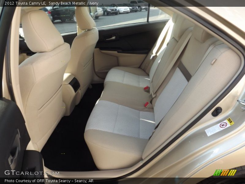 Sandy Beach Metallic / Ivory 2012 Toyota Camry LE