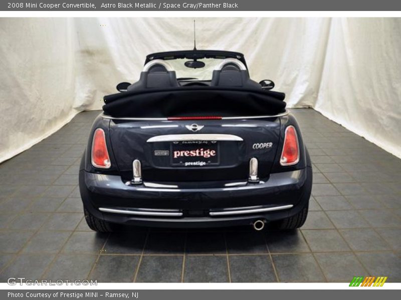 Astro Black Metallic / Space Gray/Panther Black 2008 Mini Cooper Convertible