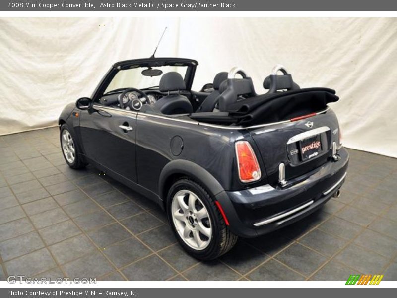 Astro Black Metallic / Space Gray/Panther Black 2008 Mini Cooper Convertible