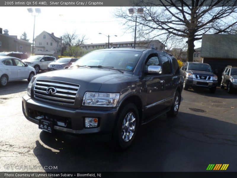 Silver Graphite Gray / Graphite 2005 Infiniti QX 56 4WD